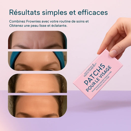 Dites adieu aux rides avec les patchs lifting Frownies !