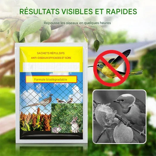 🚫Pochettes répulsives efficaces et sûres pour les oiseaux🦅