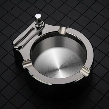 💥Cendrier rétro en métal avec briquet 10 000 allumettes🔥