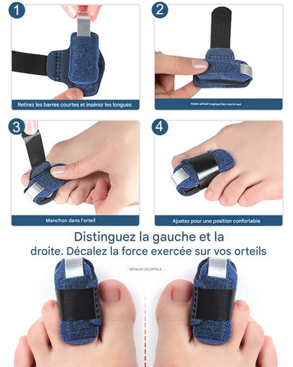 Attelle Correctrice pour Orteils – Soulagement et Alignement Instantané