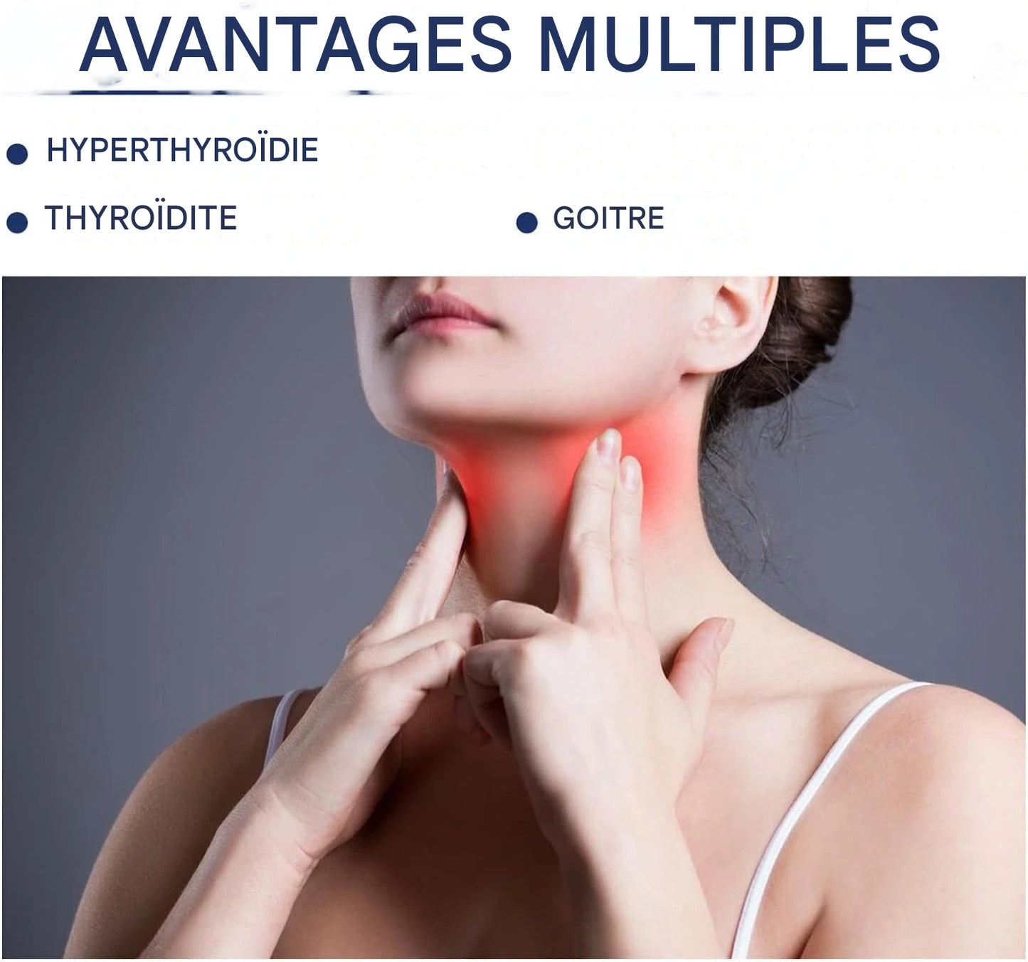 PuranLipo - Kit d'adhésifs pour le traitement de la thyroïde