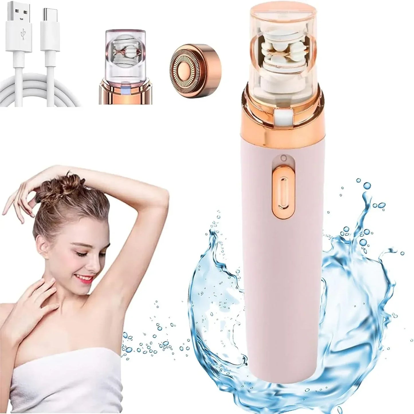 Épilateur visage propre