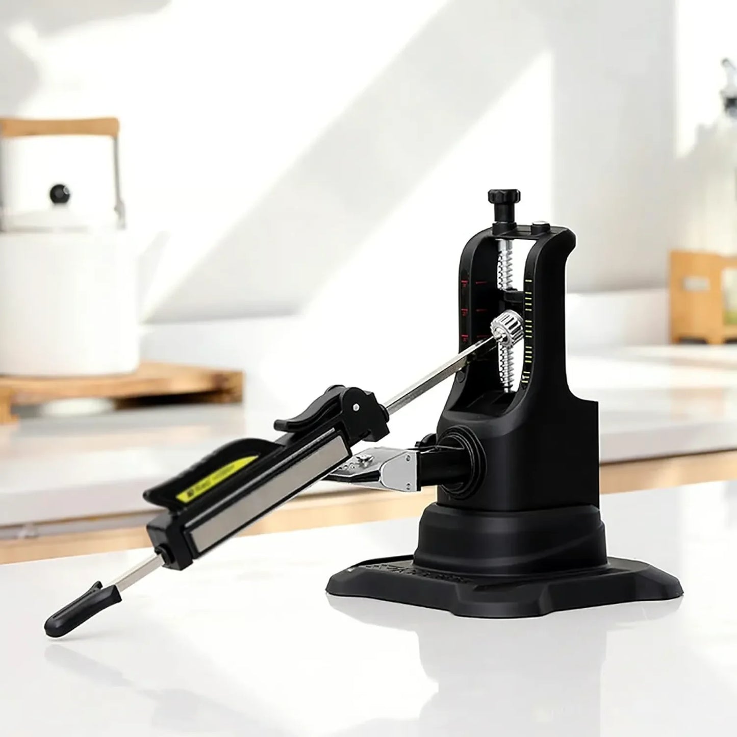 Aiguiseur à angle fixe et conception rotative à 360°