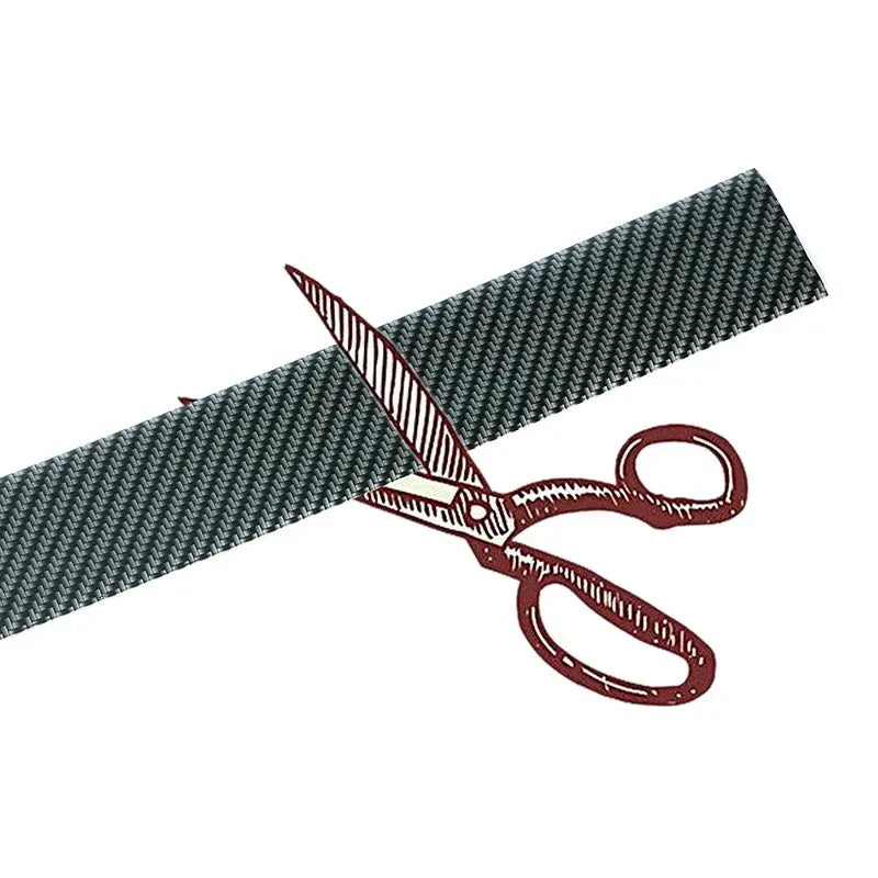 Autocollants anti-rayures en Fiber de carbone pour voiture (5cm/1m)