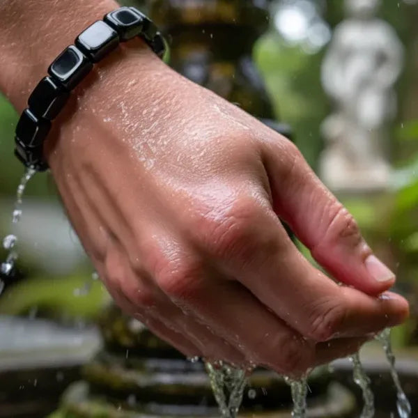 BRACELET EN HÉMATITE