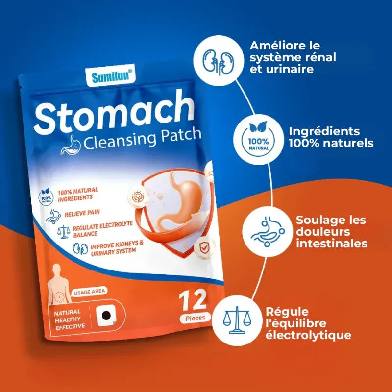 Patchs Detox Estomac aux multiples bienfaits