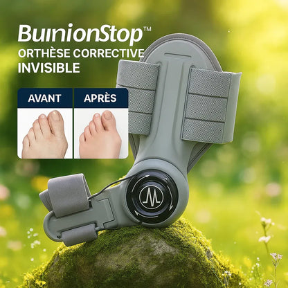 BunionStop™ Orthèse Corrective Invisible | Corrige vos oignons sans chirurgie en seulement 7 nuits!