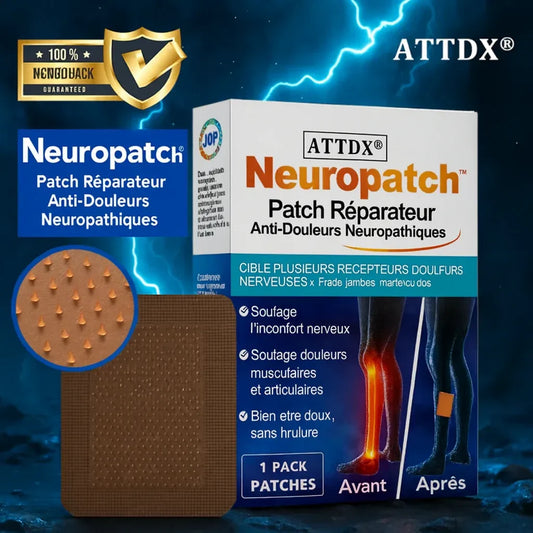 NeuroPatch™ Patch Réparateur Anti-Douleurs Neuropathiques | Supprime les brûlures nerveuses dès les premières minute !