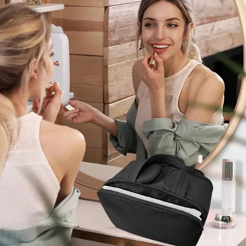 🌟👜 69 % de réduction ! Trousse de toilette élégante — Compartiments astucieux pour maquillage & voyages 💄✈️