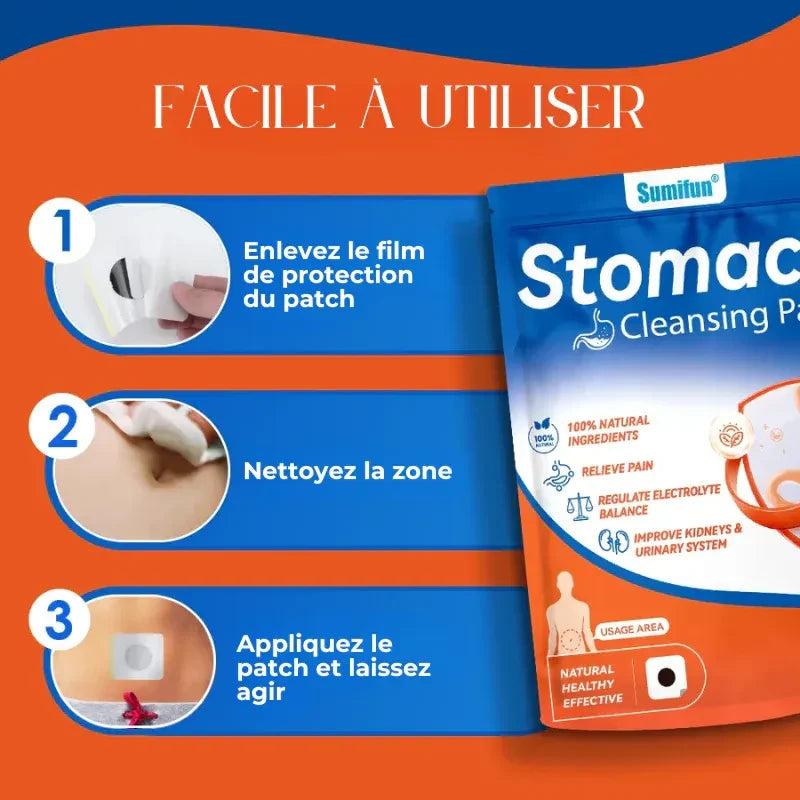 Patchs Detox Estomac aux multiples bienfaits