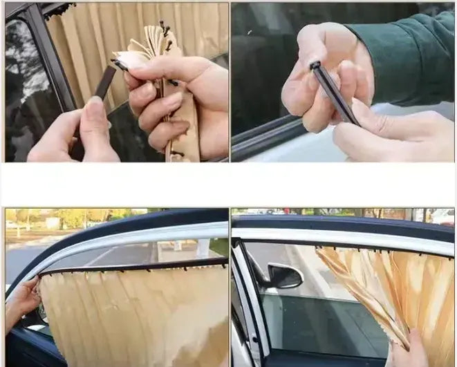 Pare-soleil magnétique pour voiture