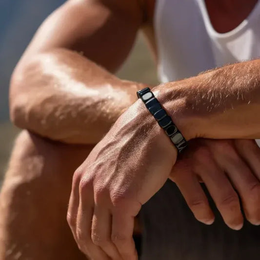 BRACELET EN HÉMATITE