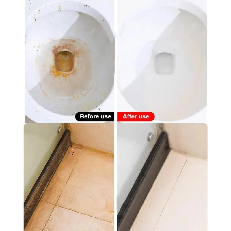 Détachant multi-usages à l'acide oxalique, nettoyage et détachage des carreaux de toilettes et de salle de bain