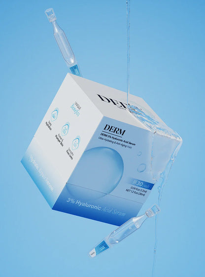 Sérum ultra-hydratant à 3 % d'acide hyaluronique